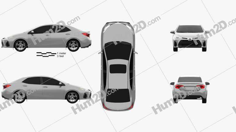 Toyota Corolla SE (US) 2013 PNG Clipart