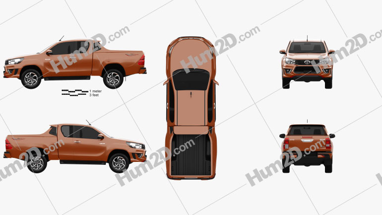 Toyota Hilux Double Cab Revo TRD Sportivo 2016 PNG Clipart