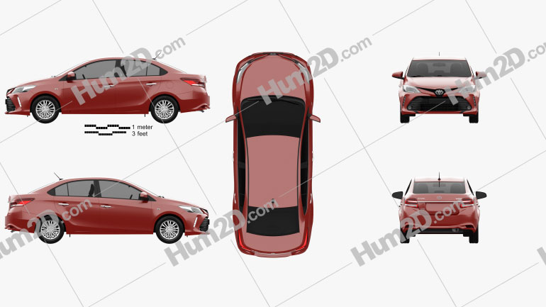 Toyota Vios 2017 PNG Clipart