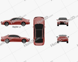 Toyota Camry XSE 2018 car clipart