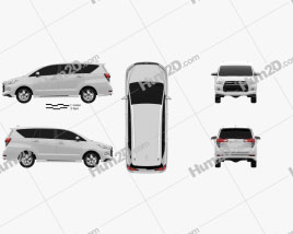 Toyota Innova Crysta (TH) 2017 clipart