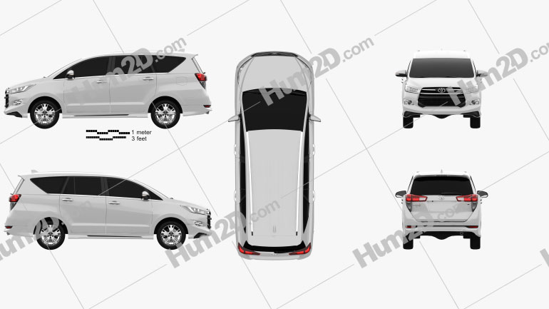 Toyota Innova Crysta (TH) 2017 clipart