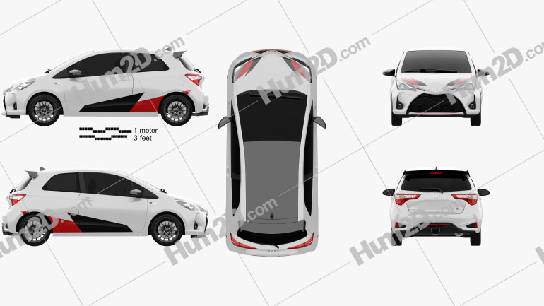 Toyota Yaris GRMN 2017 PNG Clipart