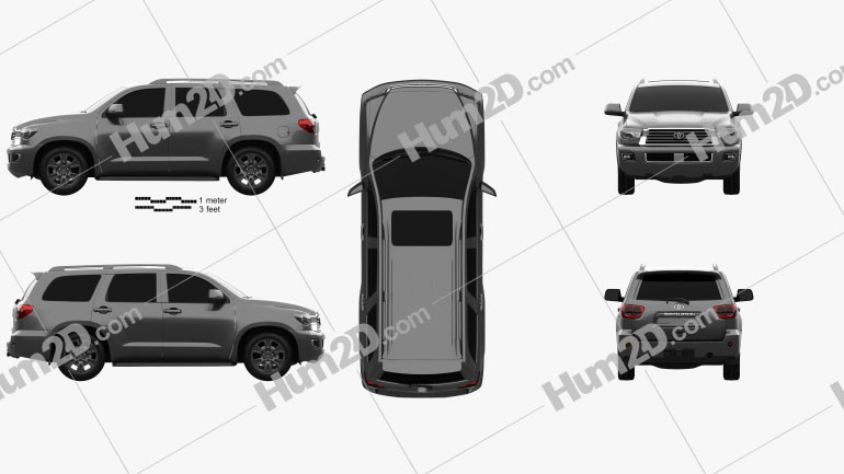Toyota Sequoia TRD Sport 2018 Blueprint