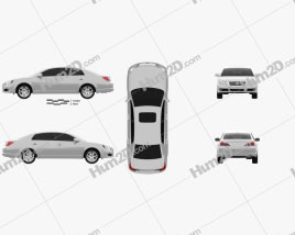 Toyota Avalon XLS 2004 car clipart