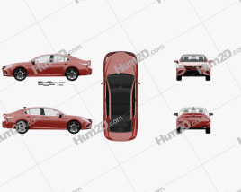 Toyota Camry (XV60) XSE mit HD Innenraum 2017 car clipart