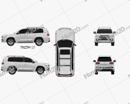 Toyota Land Cruiser Excalibur 2017 car clipart