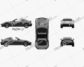 Toyota GR HV Sports 2017 car clipart