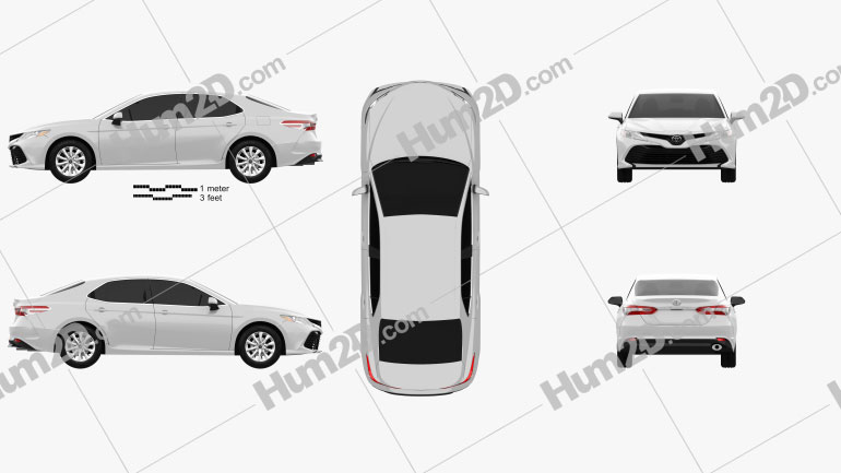 Чертеж toyota camry