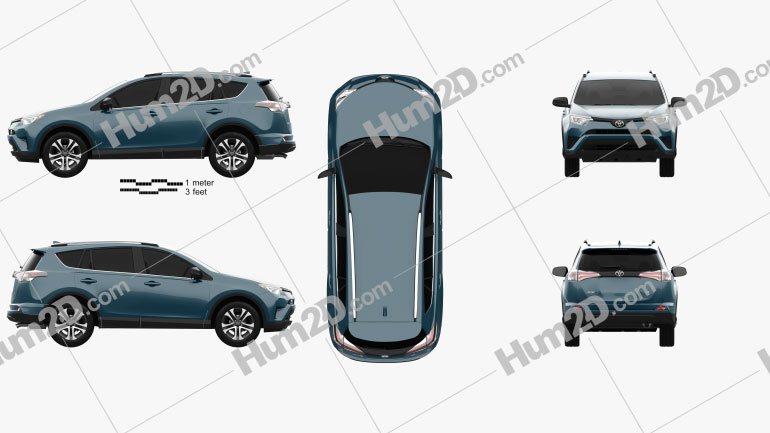 Toyota RAV4 LE 2016 PNG Clipart