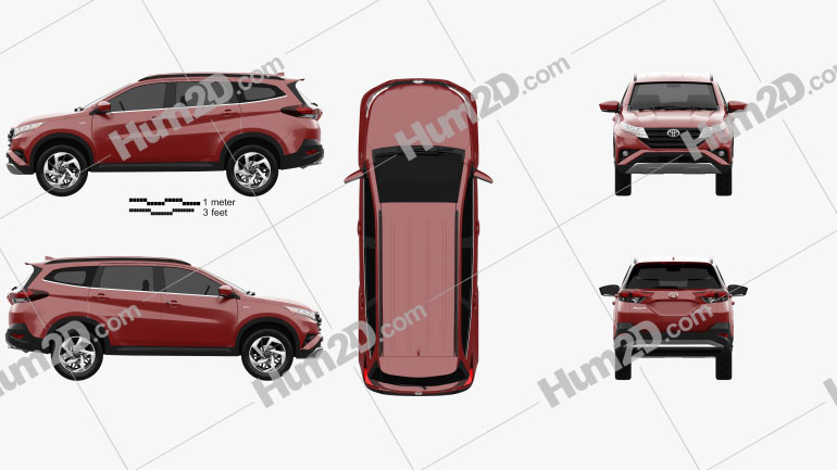 Toyota Rush S 2018 PNG Clipart