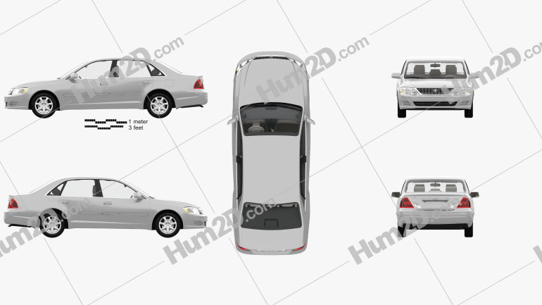 Toyota Avalon XL with HQ interior 2001 PNG Clipart