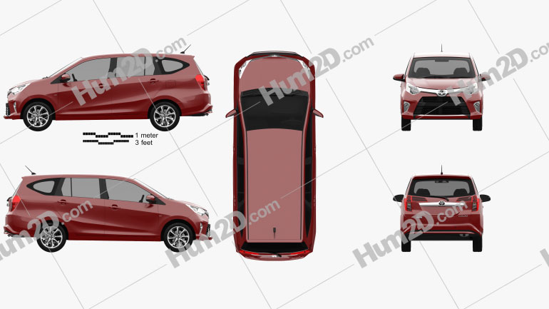Toyota Astra Calya 2016 PNG Clipart