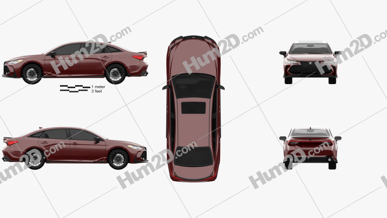 Toyota Avalon TRD 2018 PNG Clipart