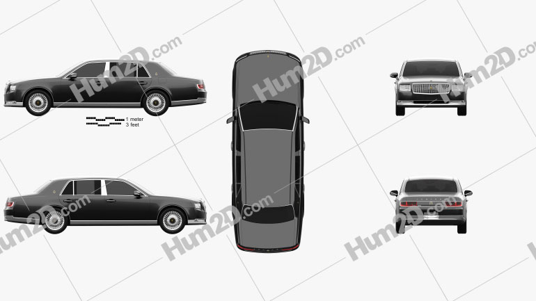 Toyota Century 2018 Blueprint