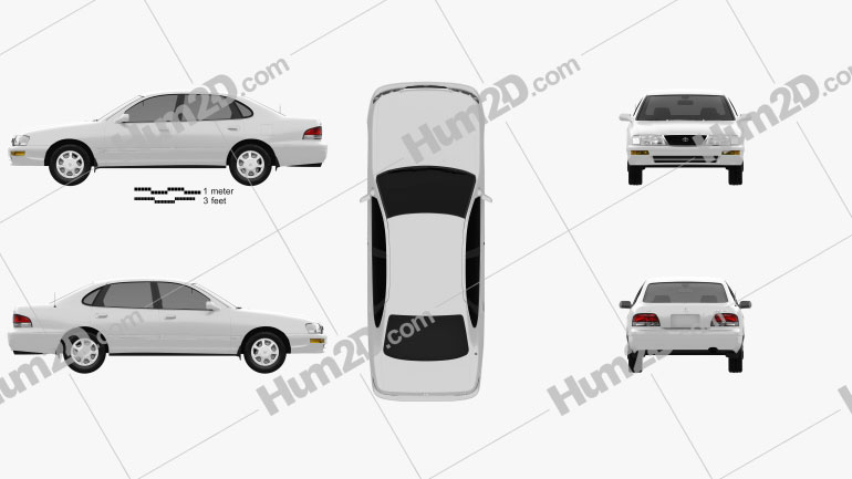 Toyota Avalon 1995 PNG Clipart