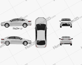 Toyota Corolla Altis 2020 car clipart