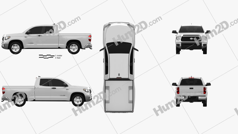 Toyota Tundra Double Cab SR5 2013 Blueprint