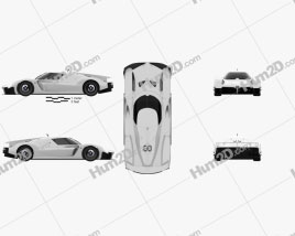 Toyota GR Super Sport 2018 car clipart
