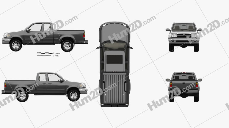 Toyota Tundra Access Cab SR5 with HQ interior 1999 PNG Clipart