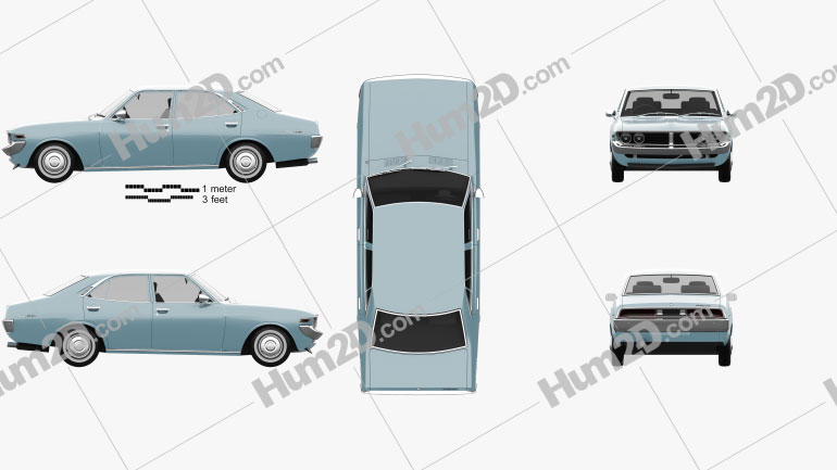 Toyota Mark II 1972 Blueprint