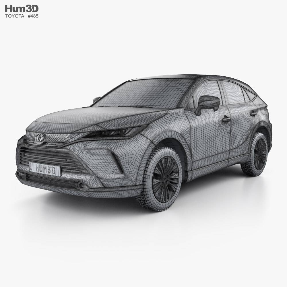 Toyota Harrier 2023 3D model