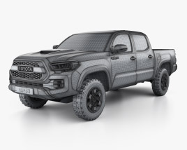 Toyota Tacoma Double Cab TRD Pro 2023 car clipart