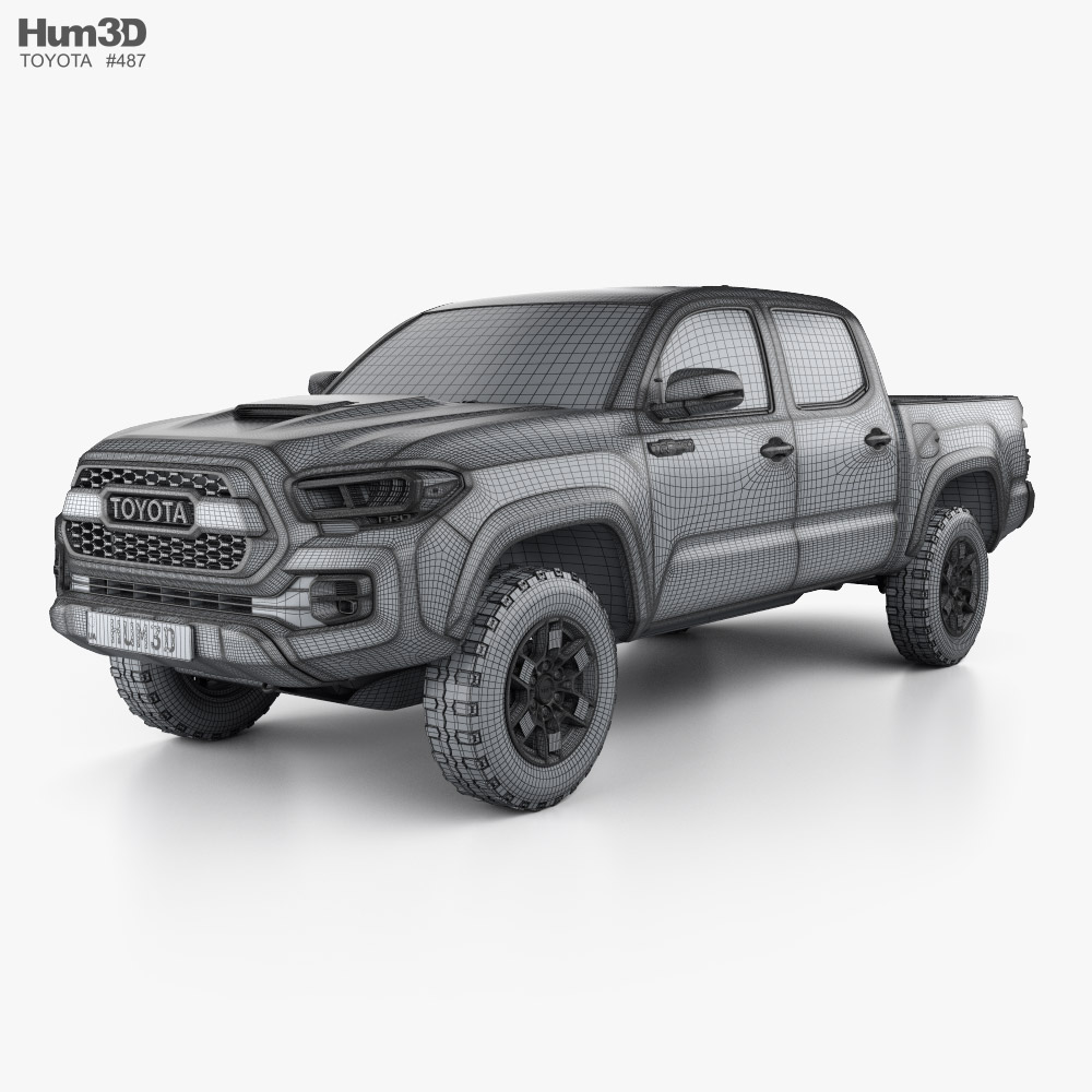 Toyota Tacoma Double Cab TRD Pro 2023 car clipart