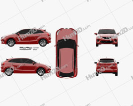 Toyota Glanza 2020 car clipart