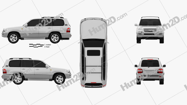 Toyota Land Cruiser VX 2005 Blueprint