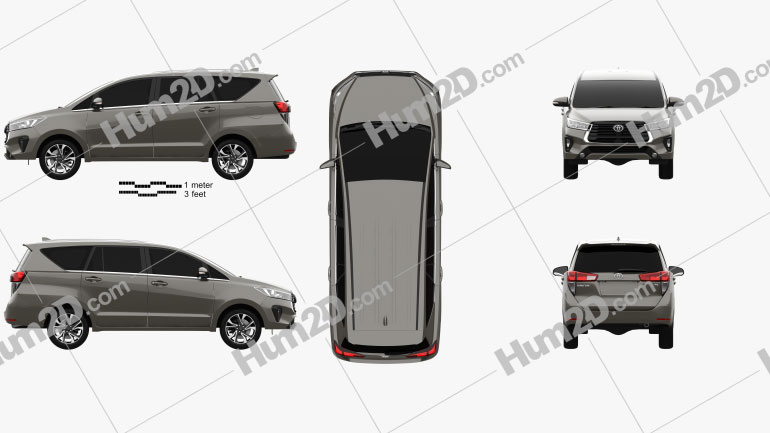 Toyota Innova 2021 clipart