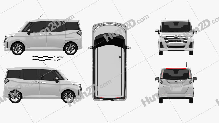 Toyota Roomy G 2020 PNG Clipart