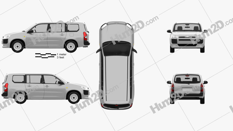 Toyota Probox DX van 2015 PNG Clipart