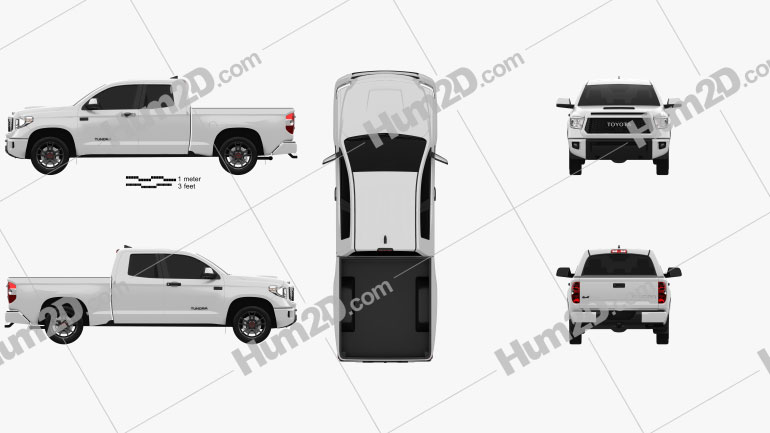 Toyota Tundra Double Cab Standard Bed TRD Pro 2021 Blueprint