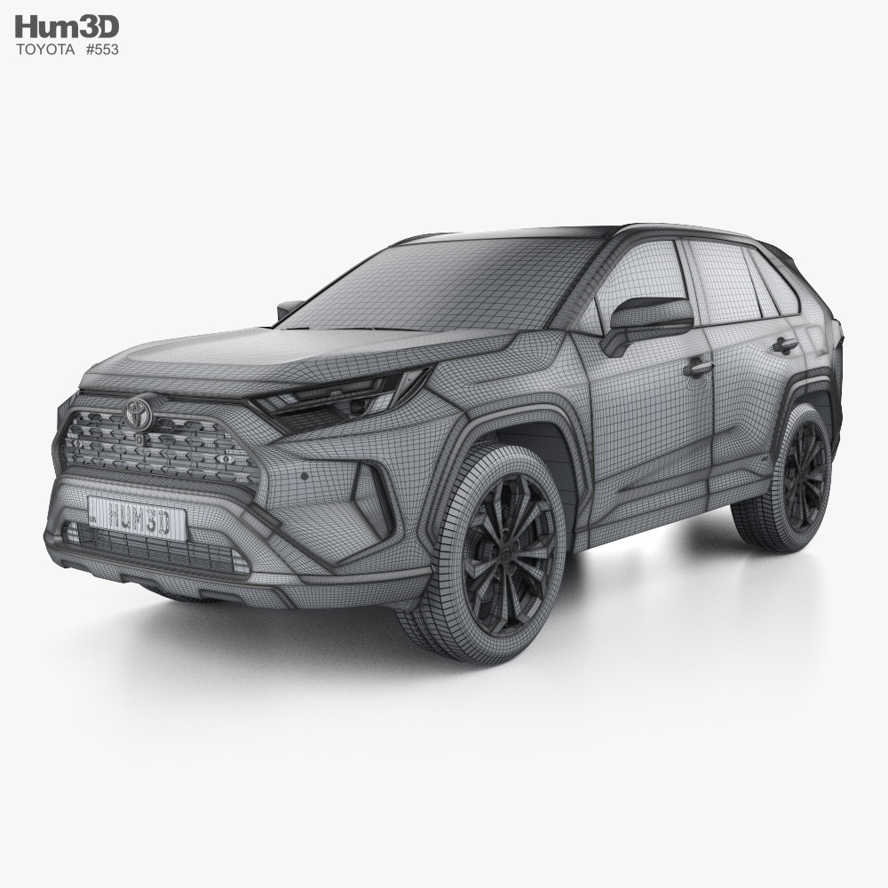 Toyota RAV4 XSE hybrid 2024 car clipart