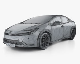 Toyota Prius Prime XSE US-spec 2024 car clipart