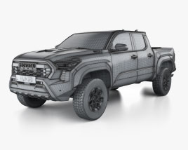 Toyota Tacoma Double Cab Short Bed TRD Pro 2024 car clipart