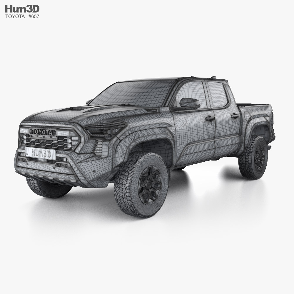 Toyota Tacoma Double Cab Short Bed TRD Pro 2024 car clipart