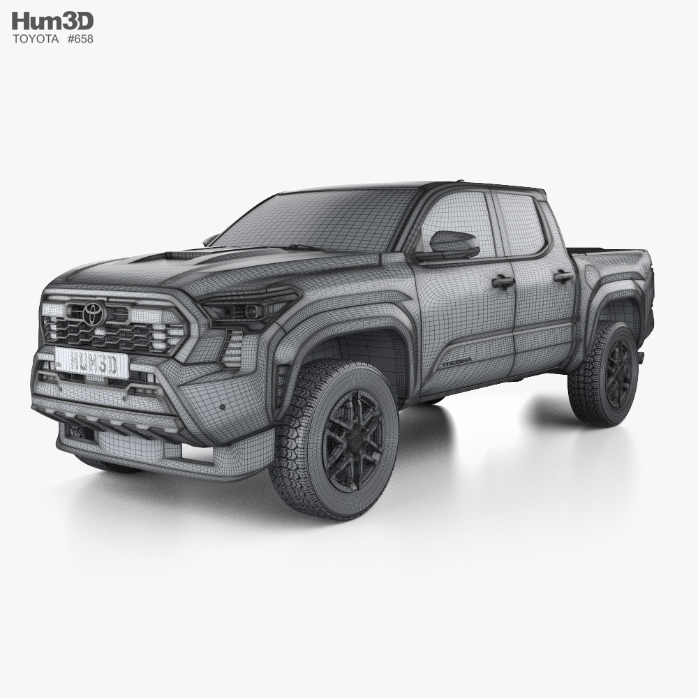 Toyota Tacoma Double Cab Short Bed TRD Sport 2024 3D model