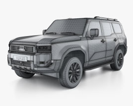 Toyota Land Cruiser Prado EU-spec 2024 car clipart