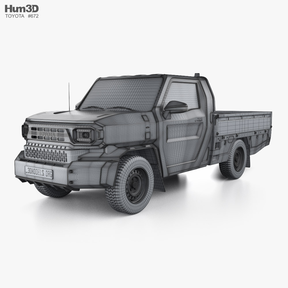 Toyota Hilux Champ Single Cab 2024 car clipart