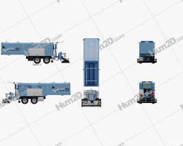 Coldmix Asphalt Repair Semi-Trailer 2016 clipart