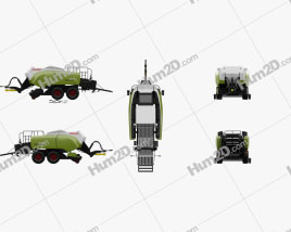 Claas 5200 RC Farm Trailer 2017 clipart