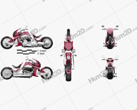 Travertson V-Rex 2008 Motorrad clipart