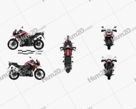 Triumph Tiger 1200 XrT 2018 Motorcycle clipart