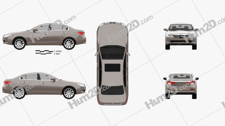 Trumpchi GA5 2010 car clipart