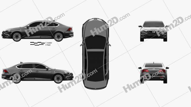 Trumpchi GA8 2016 car clipart