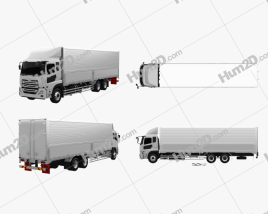 UD Trucks Quon GW Quester Box-LKW 2019 clipart