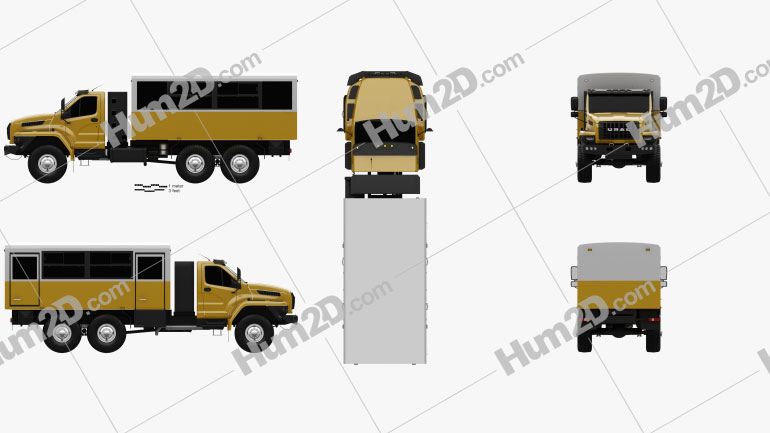 Ural Next Crew Truck 2016 clipart