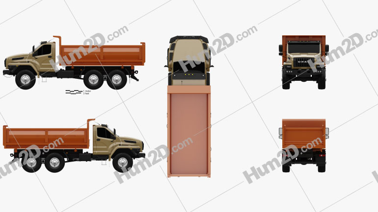 Ural Next Caminhão Basculante 2016 clipart